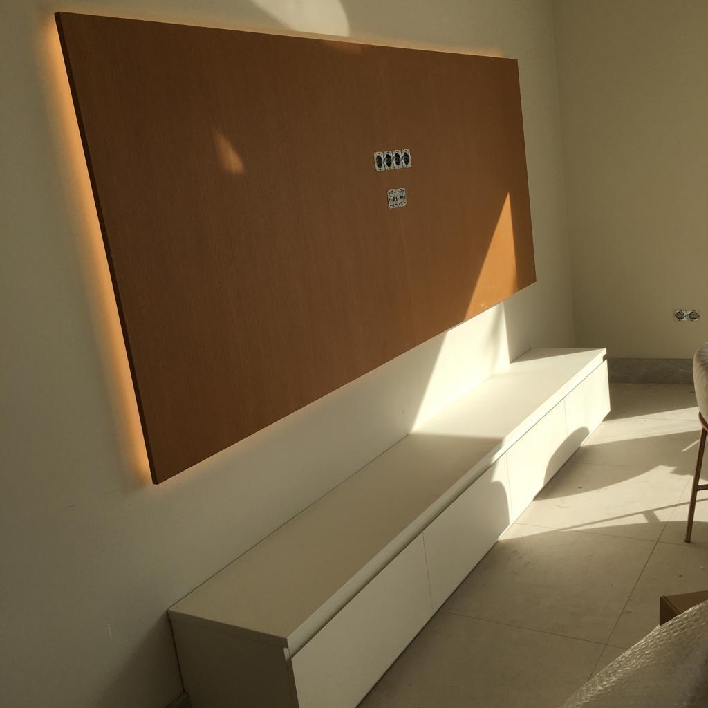 Arnavutköy Villa Projesi TV ünitesi detay görünüm