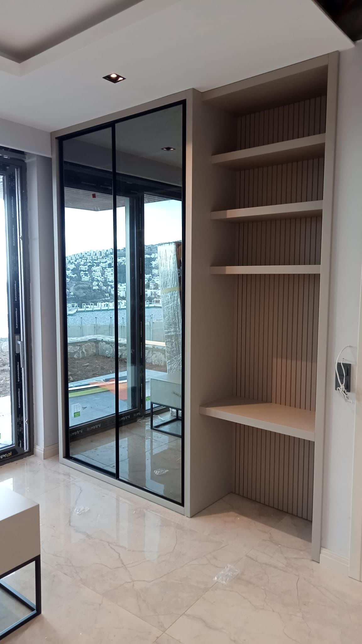 Bodrum Yalıkavak villa dolap tasarımı son görünüm