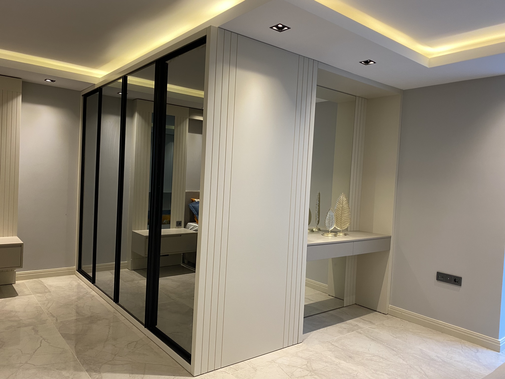 Bodrum Yalıkavak villa dolap tasarımı genel atmosfer