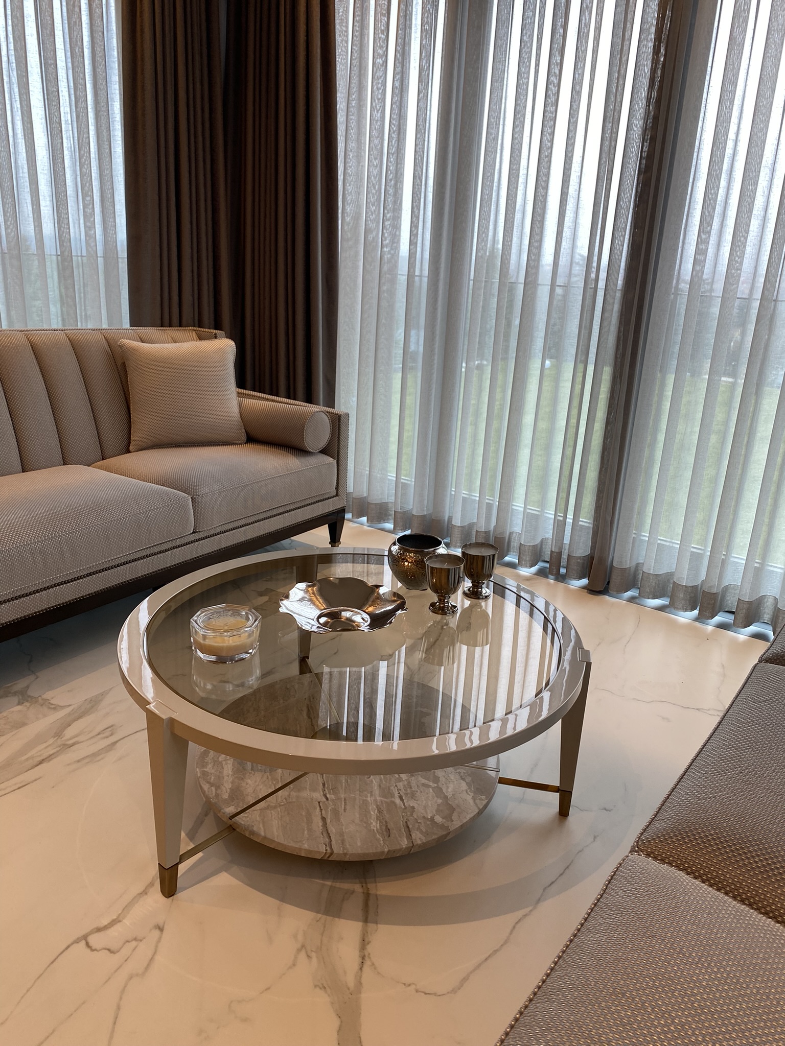 Eskişehir Villa Projesi — oturma odası atmosfer ve doku