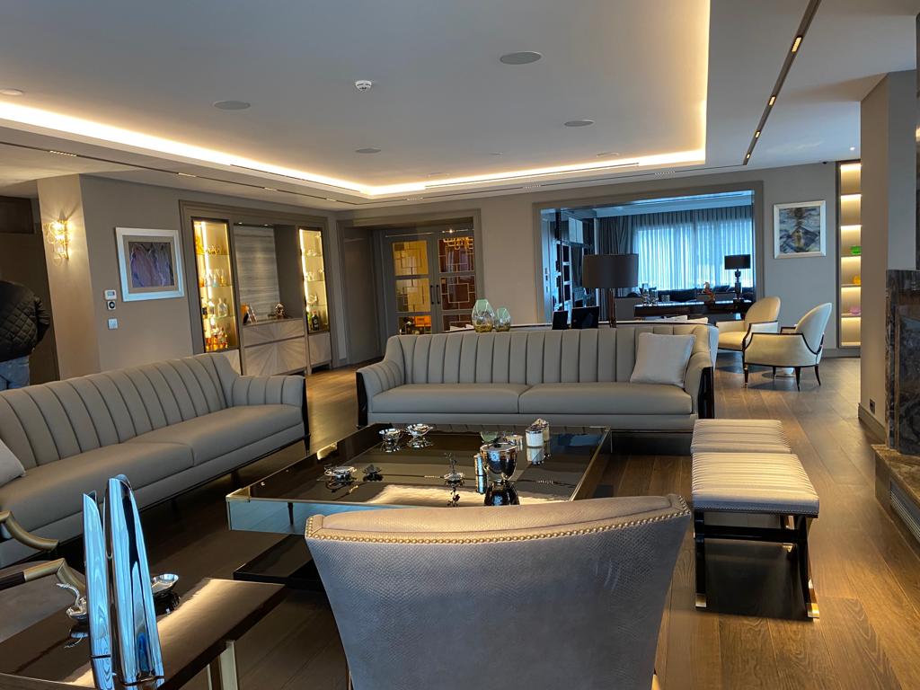 Eskişehir Villa Projesi — oturma odası detay 4